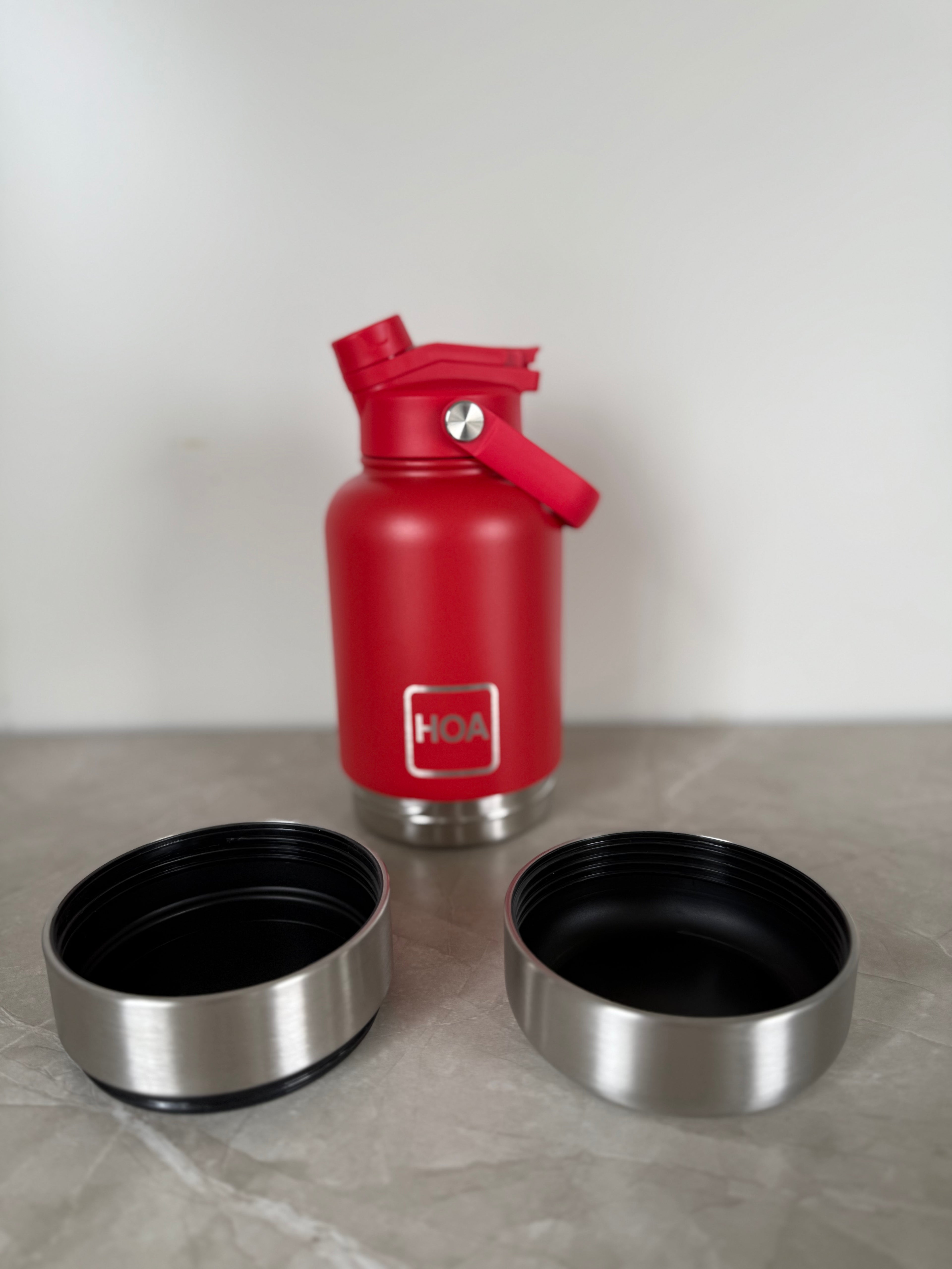 3 in 1 Pet Water Bottle - Red