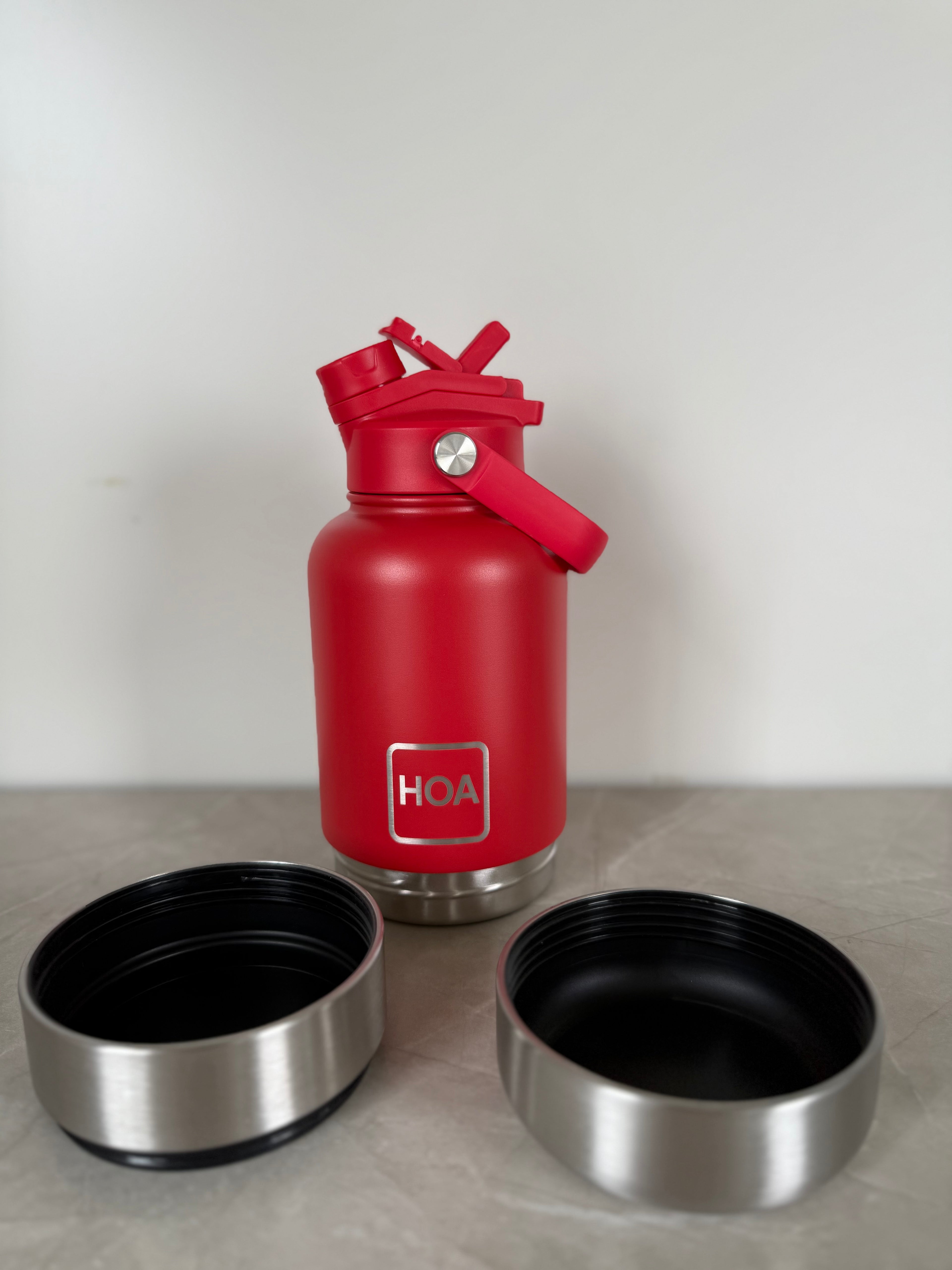 3 in 1 Pet Water Bottle - Red