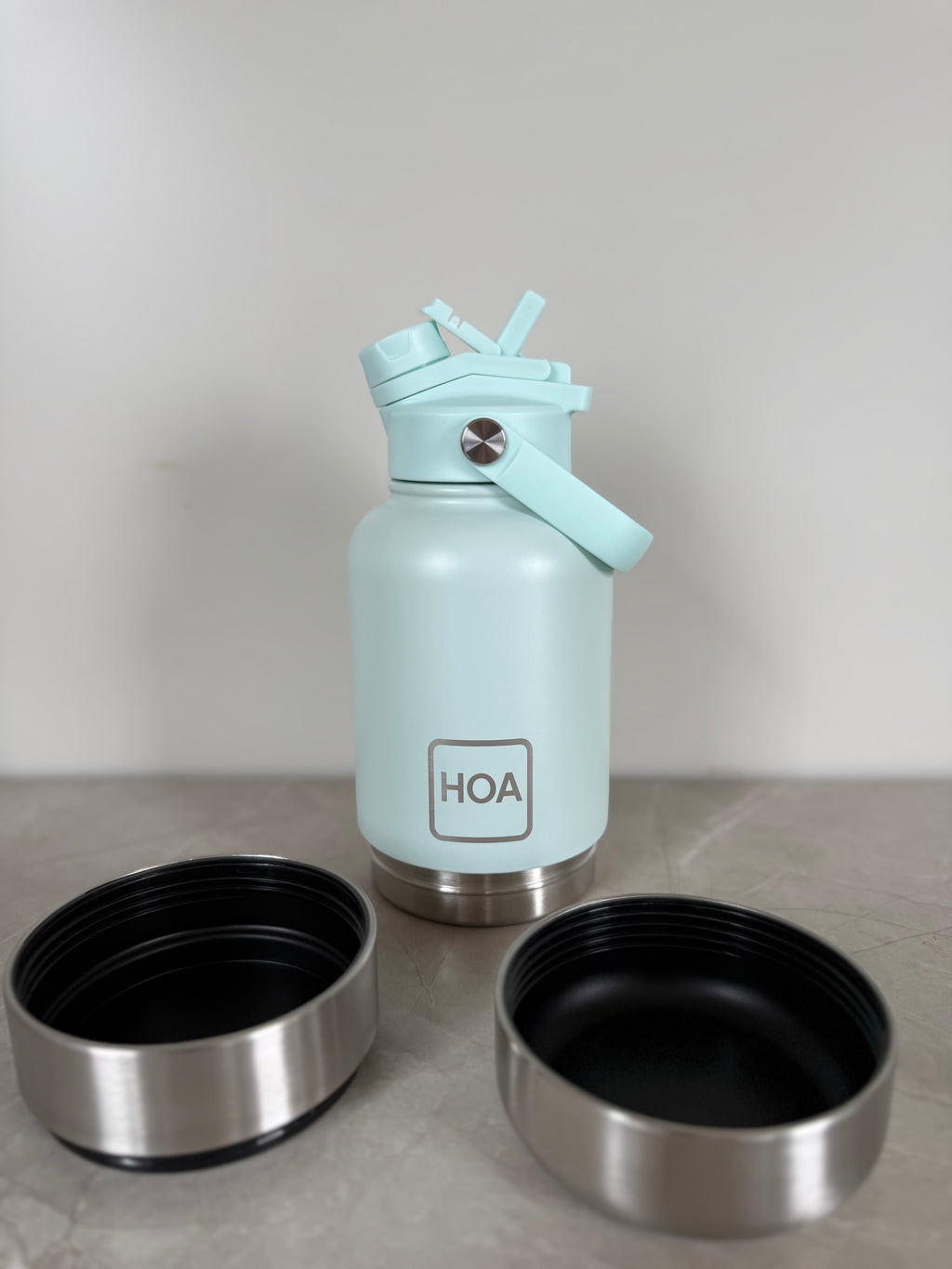 3 in 1 Pet Water Bottle - Baby Blue