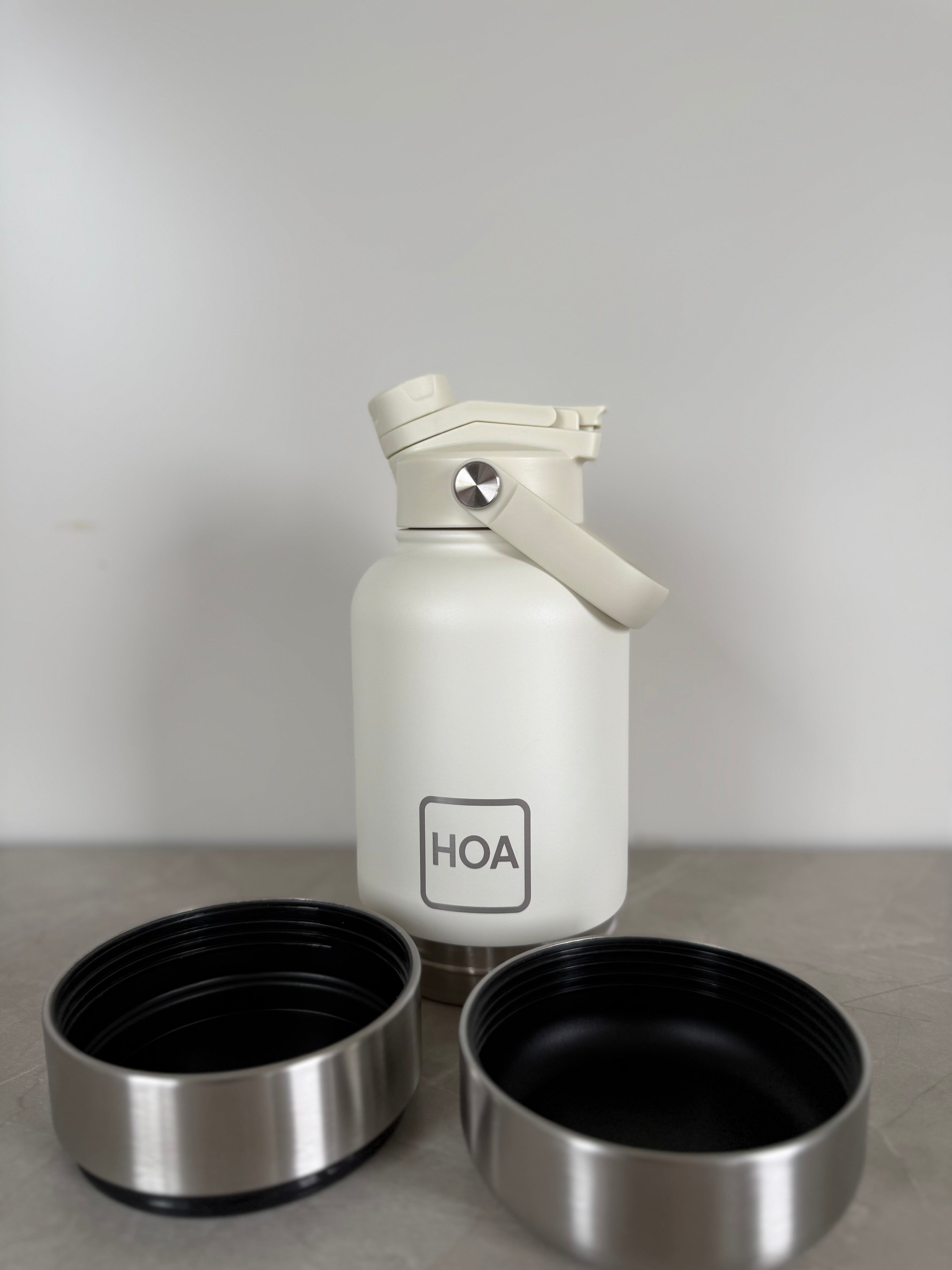 3 in 1 Pet Water Bottle - Cream