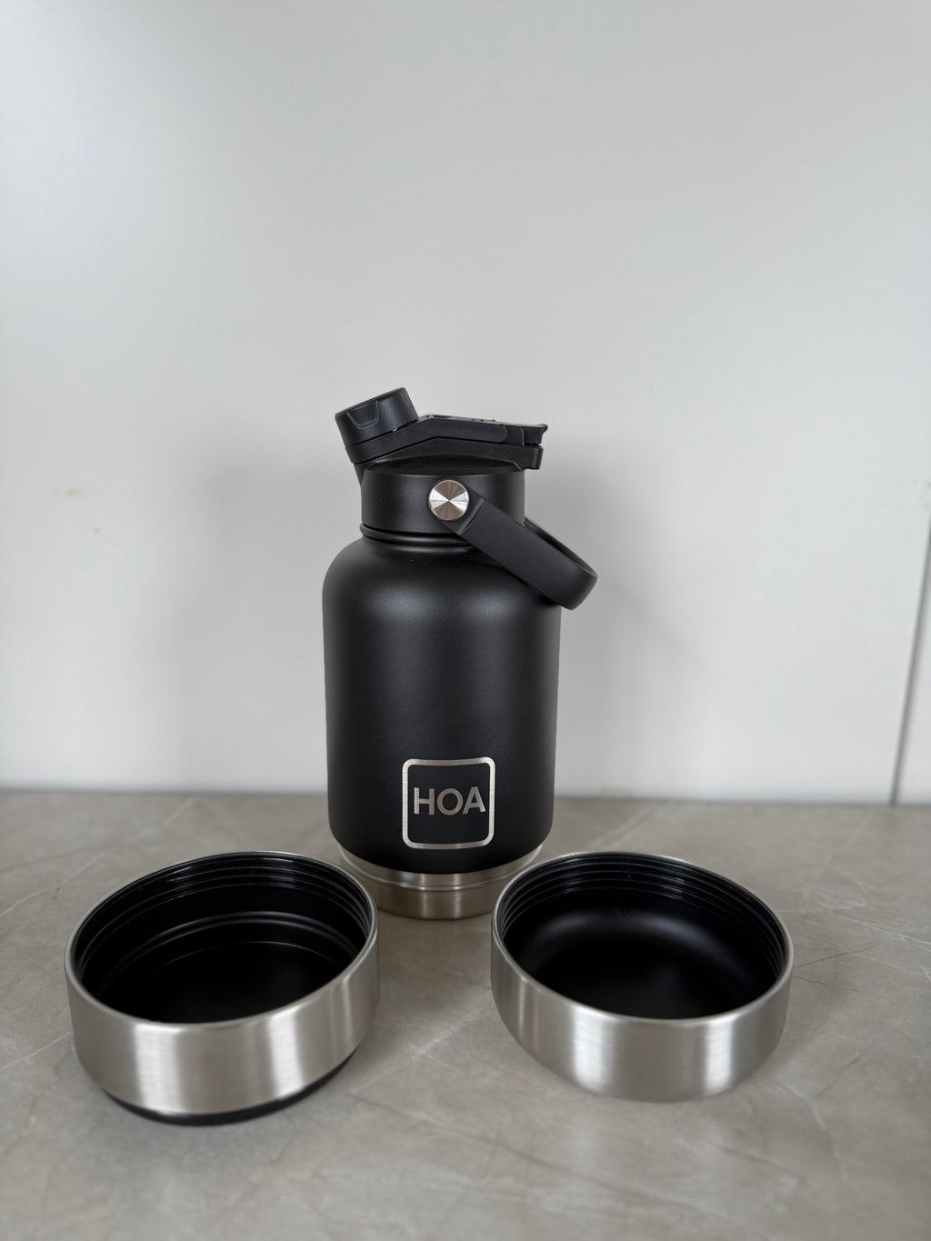 3 in 1 Pet Water Bottle - Black